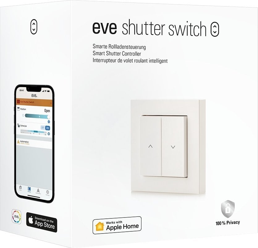 Eve Systems GmbH Eve Shutter Switch - inteligentny kontroler rolet okiennych (technologia Thread)