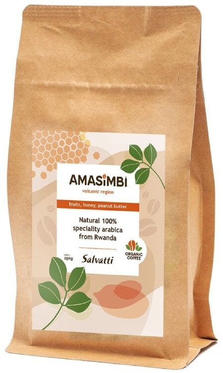 Kawa ziarnista Salvatti Kawa ziarnista Amasimbi jasno palona 250g