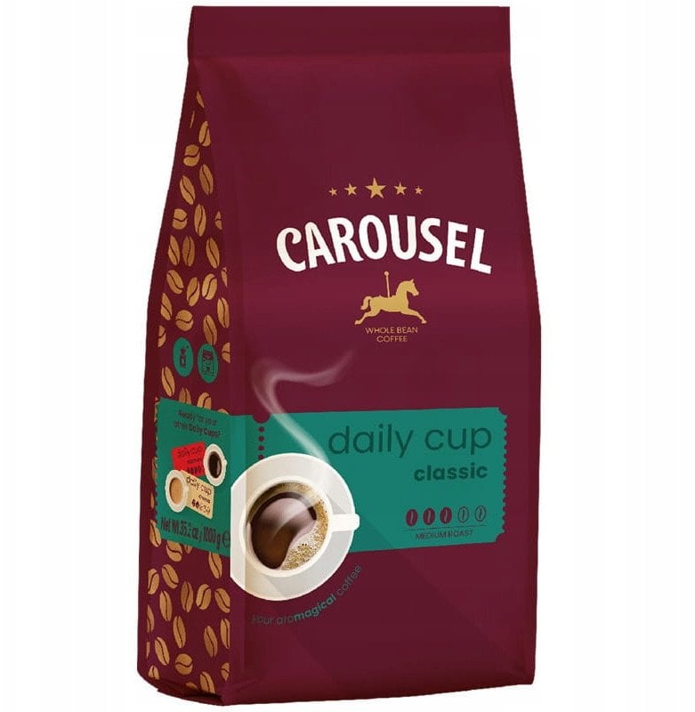 Carousel Daily Cup Classic | 1kg | Ziarnista