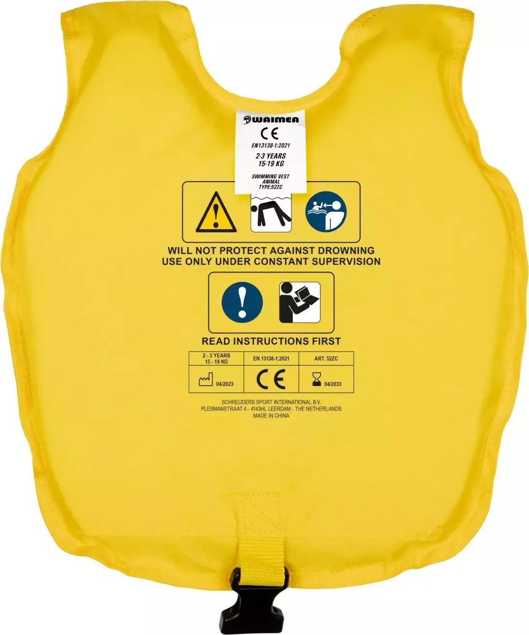 Sourcing Swimming vest WAIMEA 52ZC GEE (15-19kg)