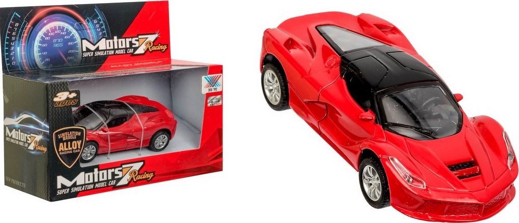 AUTO METAL SPORTOWE MOTORS Racing Napęd Pull Back