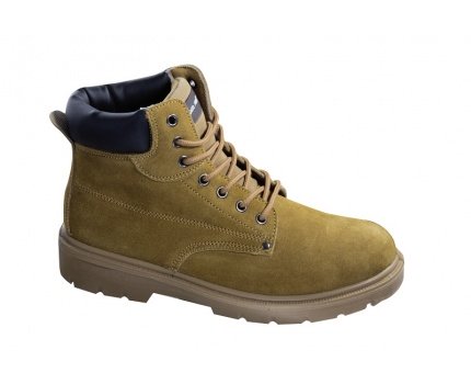Lahti Pro Trzewiki zamszowe S1P SRA 43 beżowo-brązowe L3010943