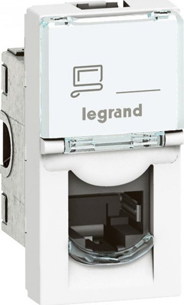 Legrand M45:1m 1xRJ45 kat6 UTP
