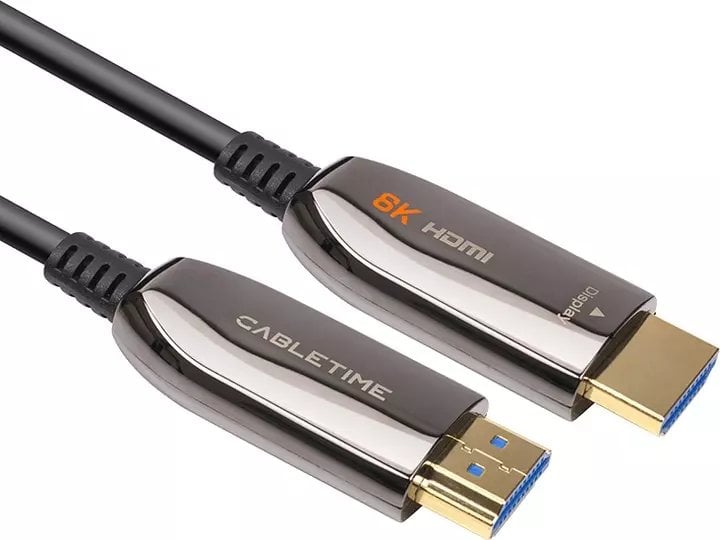 Kabel AOC Optyczny kabel HDMI - HDMI, 8K, 60Hz, 10m, 48Gbps, 2.1 ver