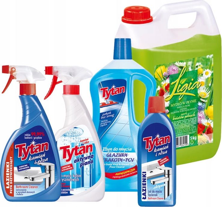 Tytan Mega zestaw do mycia łazienki Tytan