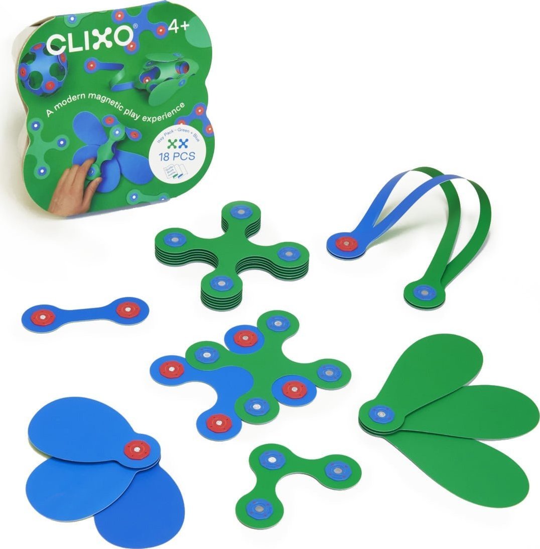 CLICFORMERS *****CLIXO Zestaw 18el zielono-nieb 201002 65904