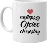 Koszulkowy Najlepszy ojciec chrzestny - kubek z nadrukiem