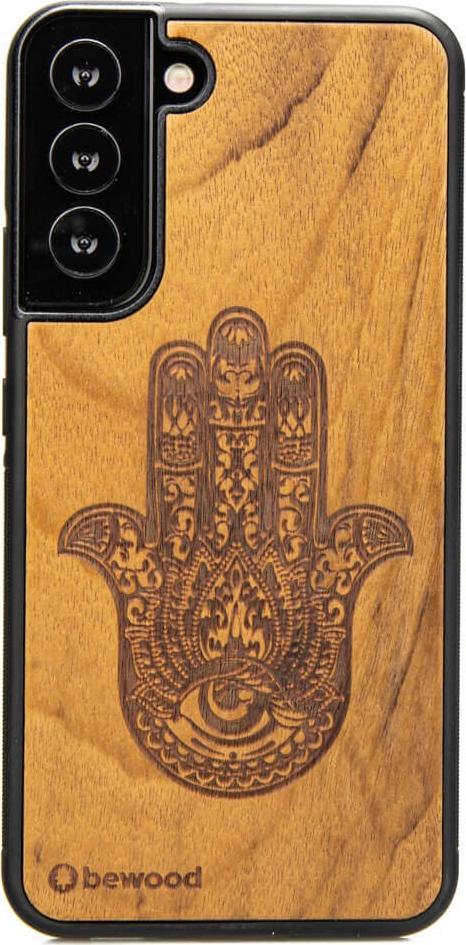 BeWood Drewniane Etui Samsung Galaxy S22 Plus HAMSA IMBUIA