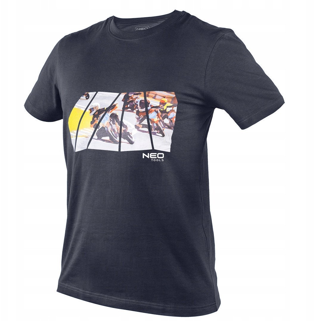 T-shirt z nadrukiem, motor, rozmiar S