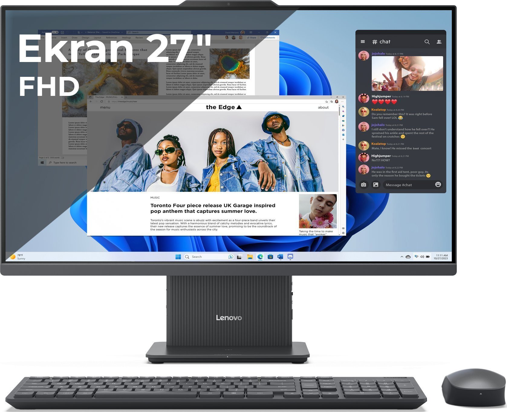 Komputer Lenovo IdeaCentre AIO 27IRH9 Core i5-13420H, 16 GB, 512 GB SSD