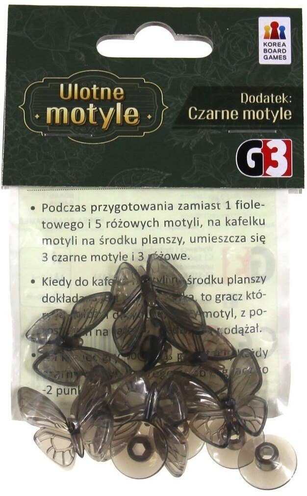 Ulotne motyle: dodatek Czarne motyle