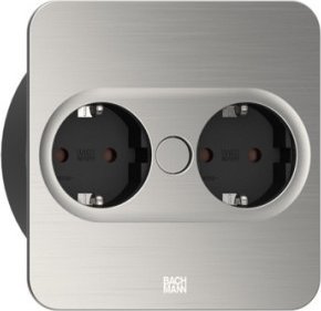 Bachmann BACHMANN TWIST 2 2xCEE7/3 2,0m AEH rvs optiek vierkant