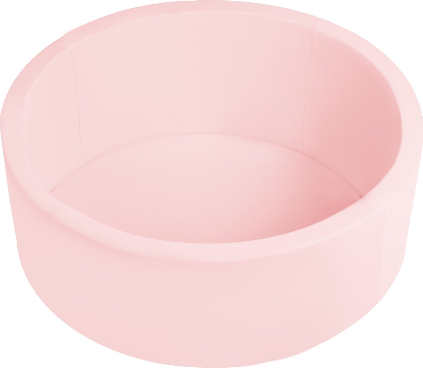 Selonis Selonis Suchy basen okrągły z piłeczkami 6cm różowy: babyblue-pudrowy róż-perła 90x30cm/BEZkulek Zabawka basen piankowy