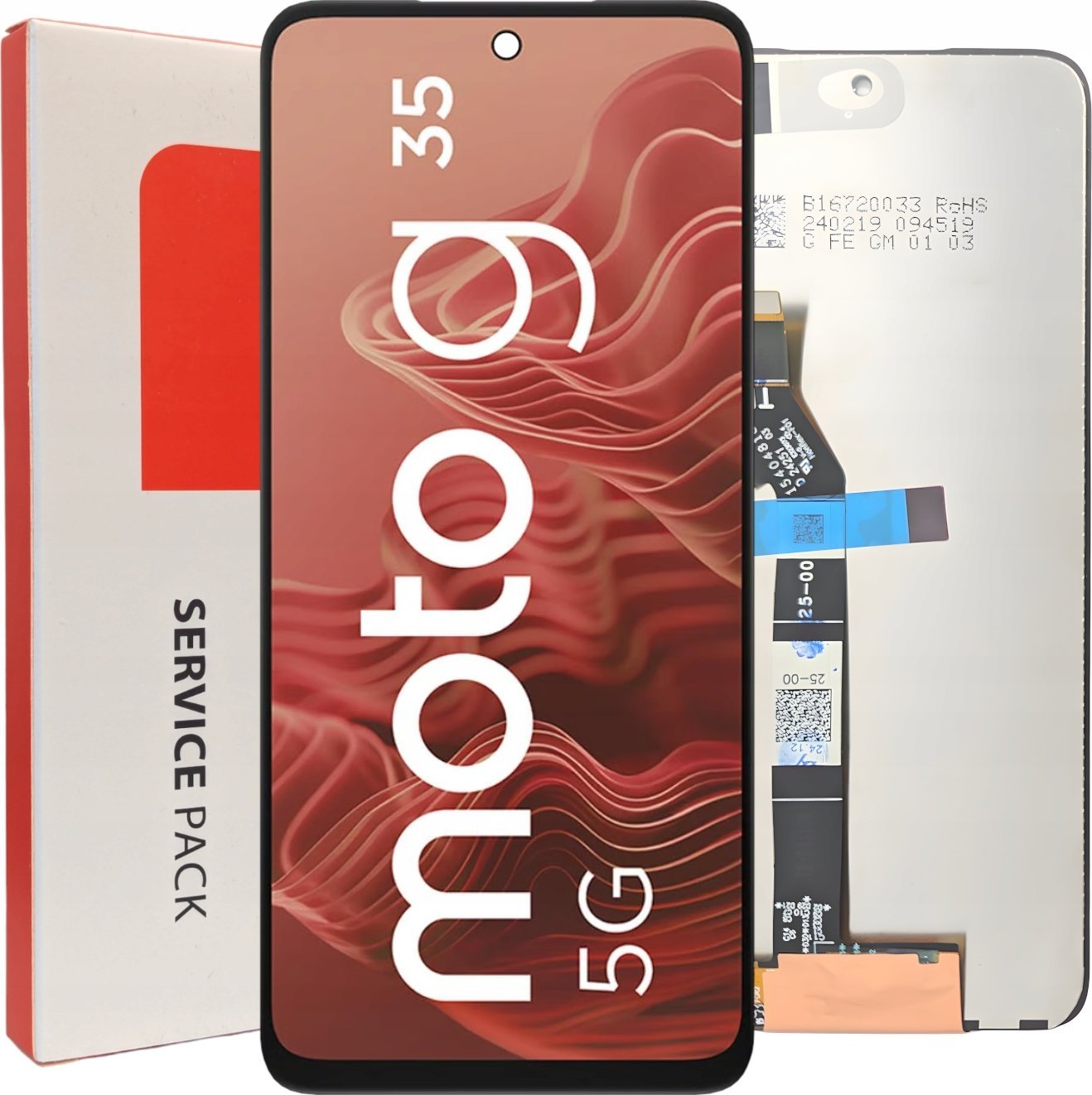 ORYGINAŁ WYŚWIETLACZ EKRAN LCD DO MOTOROLA MOTO G35
