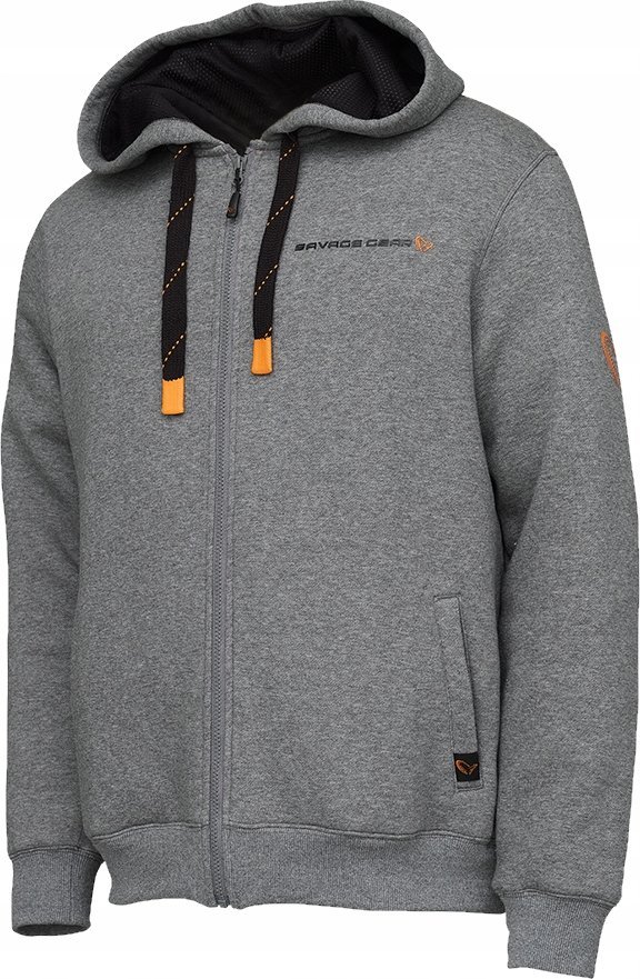 Savage Gear Sg Classic Zip HOODIE L GREY MELANGE |SVS73694