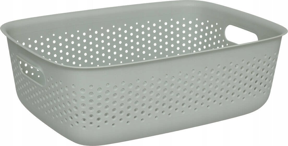 5five Pojemnik ażurowy SIENNE, plastik, z uchwytami, 10 l