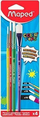 Maped Pędzle syntetyczne Colorpeps 4 sztuki
