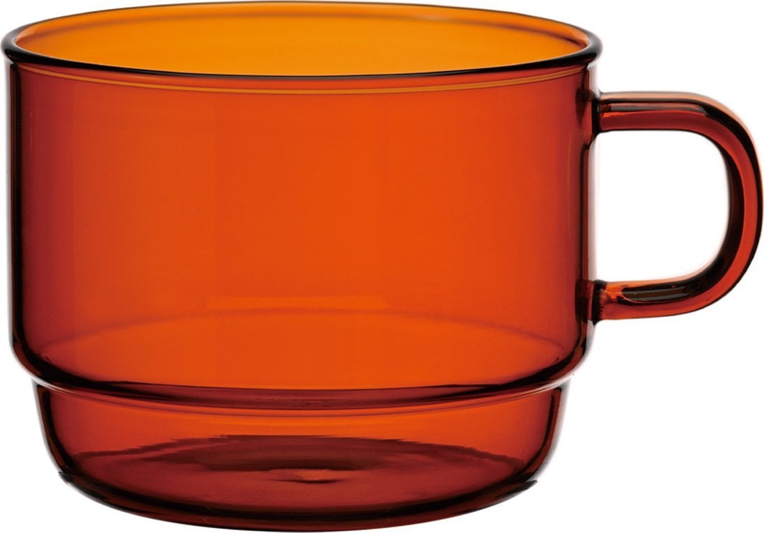 Hario Hario - Colors Stacking Mug Cup - Szklany kubek bursztynowy 300ml