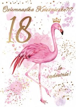 PASSION CARDS Karnet na 18-te urodziny