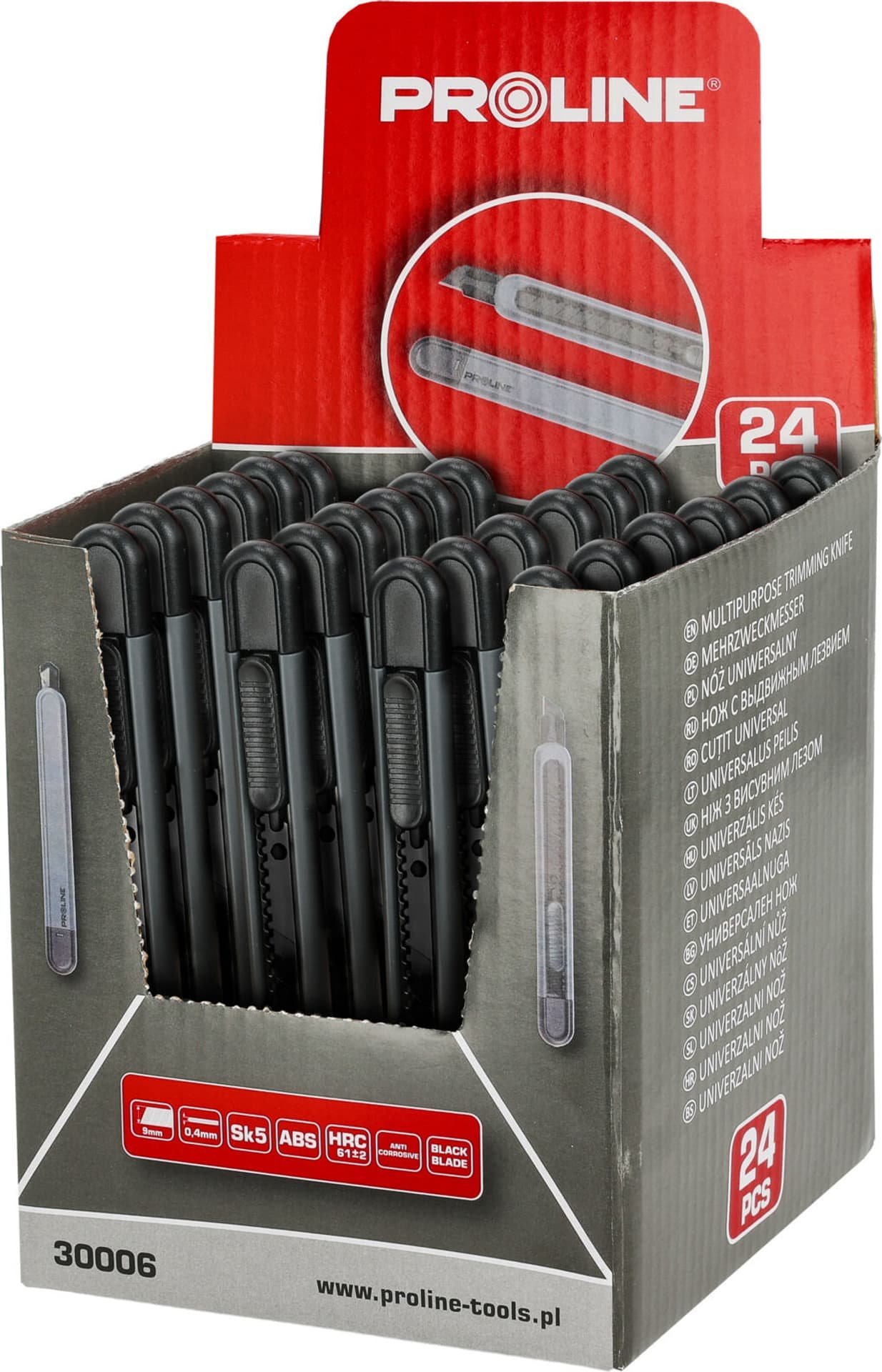 Pro-Line NOŻYK, OSTRZE ŁAMANE 9MM, DISPLAY, PROLINE