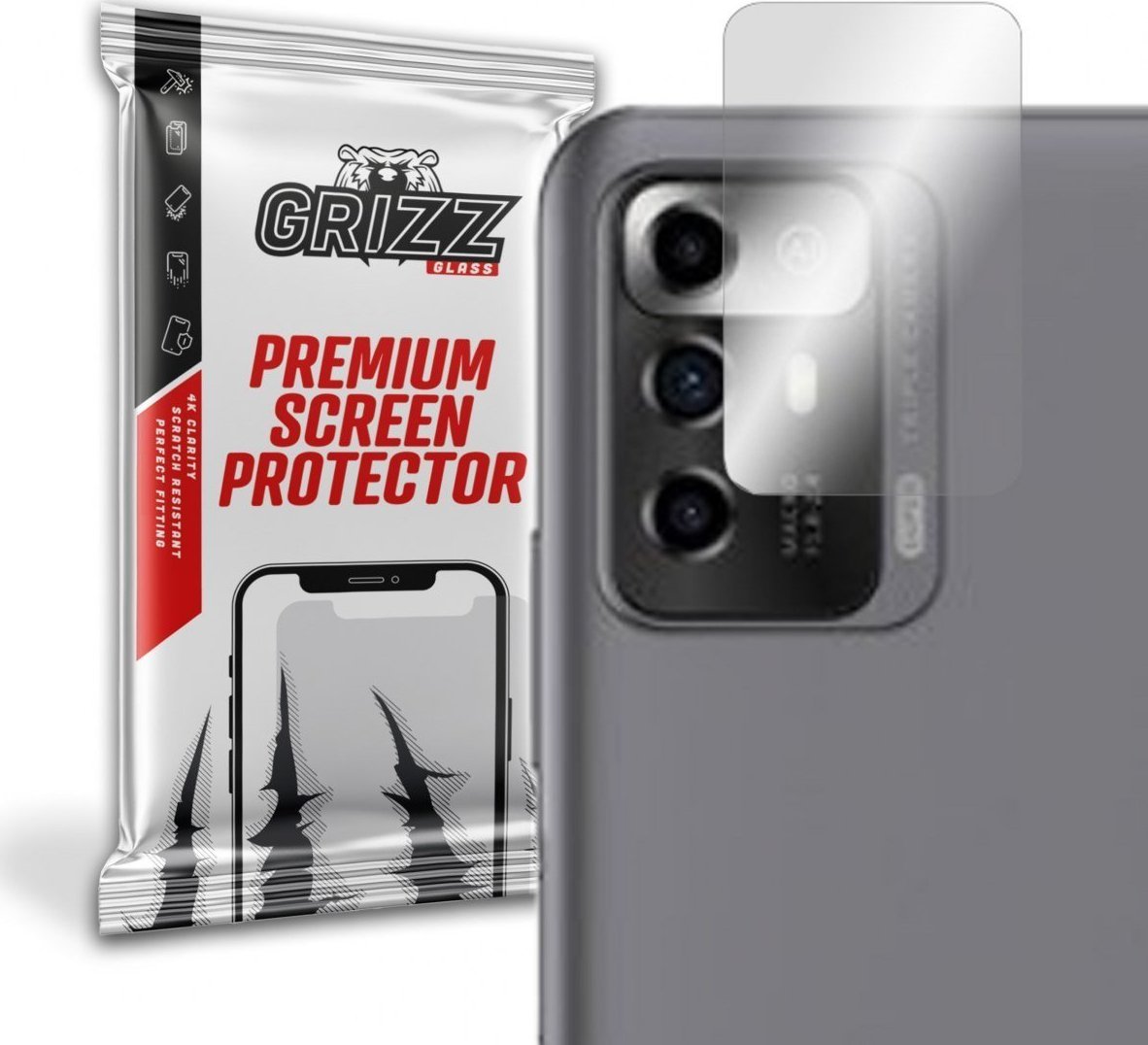 GrizzGlass Szkło hybrydowe na aparat Grizz ZTE Voyage 30