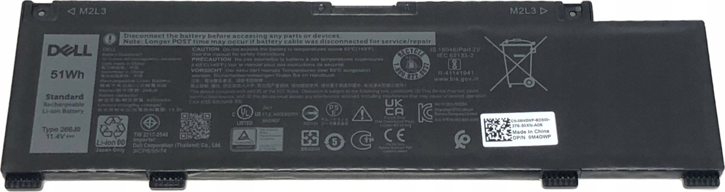 Origin Origin Storage PN1VN akumulator przemysłowy Litowo-jonowa (Li-Ion) 4100 mAh 11,4 V