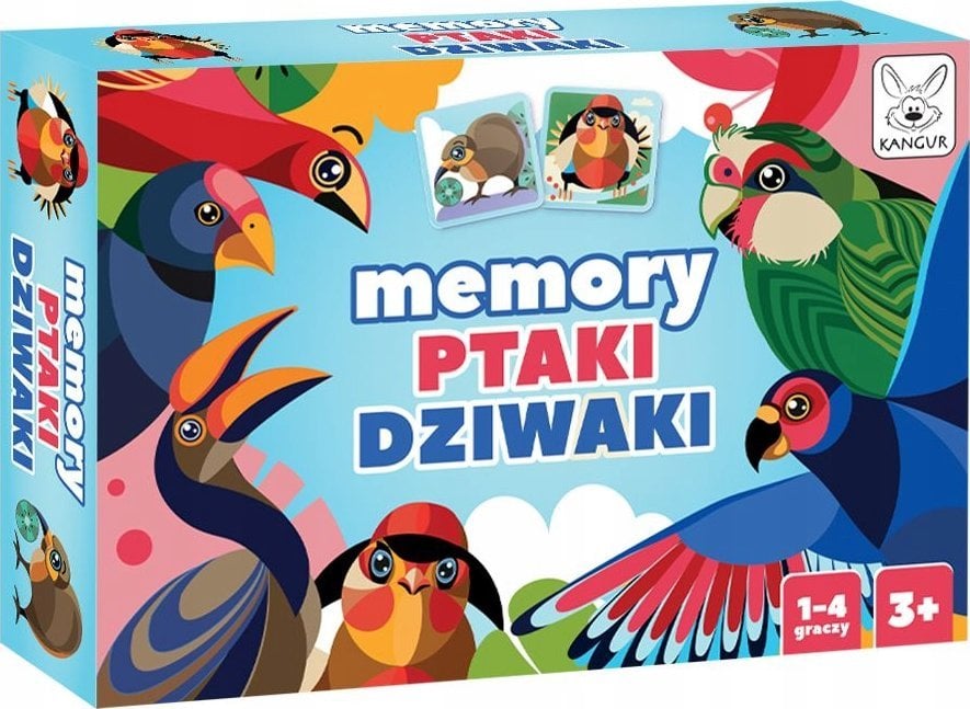 Kangur Memory. Ptaki Dziwaki gra Kangur