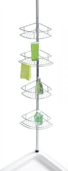 Koszyk prysznicowy Dekoracja domu narożny chrom (twm_531938)