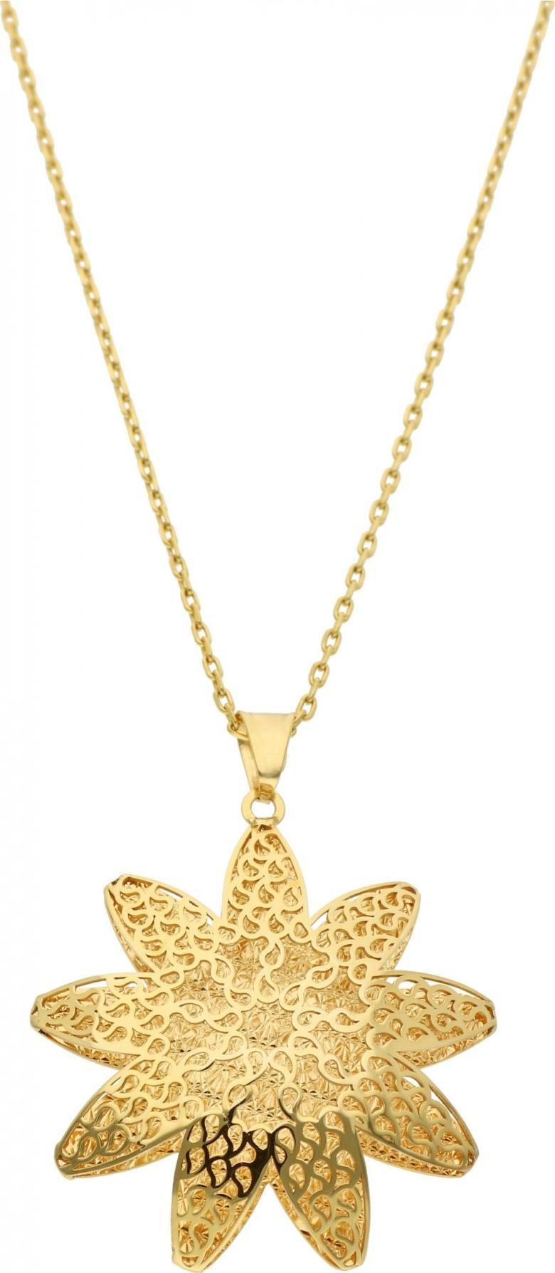 Rosanto Delikatna złota ażurowa zawieszka 333 8k