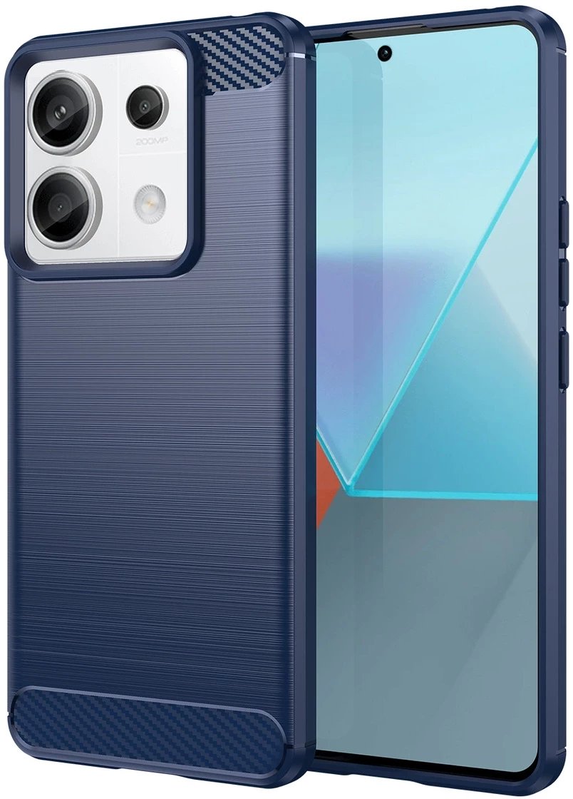 Hurtel Etui Carbon Case do Xiaomi Redmi Note 13 5G - niebieskie
