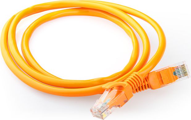 Gembird patchcord RJ45, osłonka zalewana, kat. 5e, UTP, 0.5m, pomarańczowy (PP12-0.5M/O)