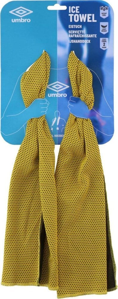 Umbro RĘCZNIK CHŁODZĄCY SPORTOWY 90X30CM UMBRO ŻÓŁTY