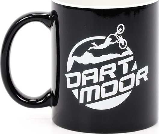 Dartmoor Porcelanowy kubek 330 ml, Dartmoor, czarno-biały