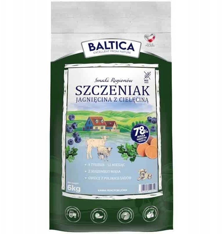 BALTICA SMAKI REGIONÓW Szczeniak Jagnięcina z cielęciną S / L / XL 6kg