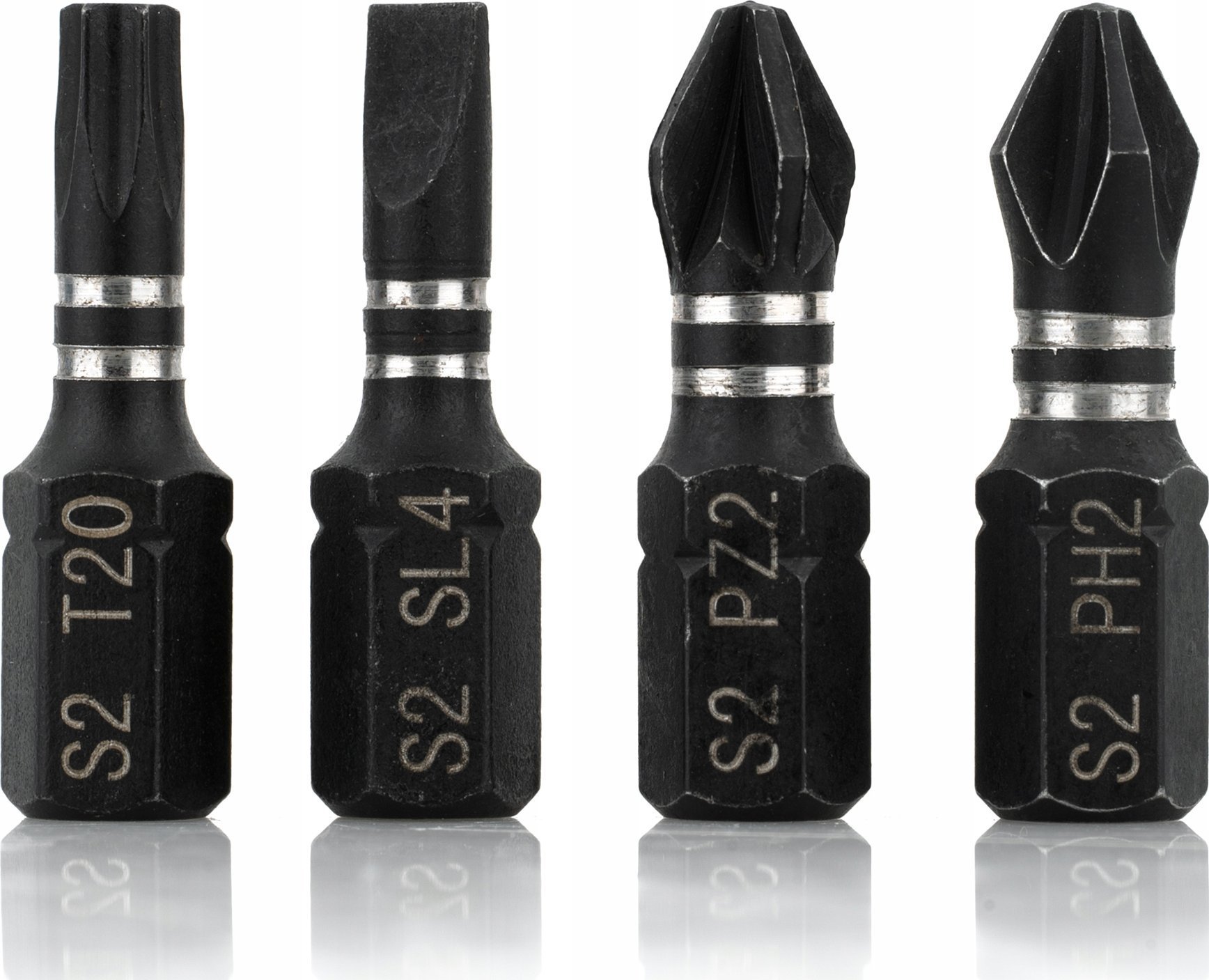 Smart Zestaw bitów udarowych PH PZ TX + adapter 15 szt.