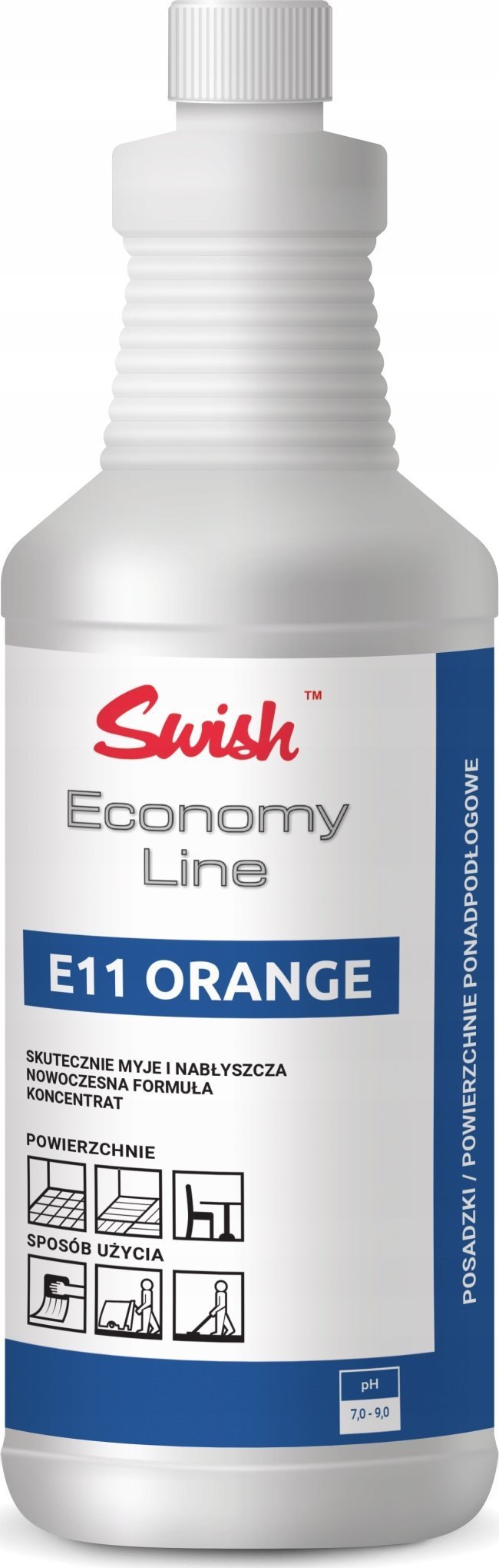 Swish SWISH - E11 Orange preparat do mycia powierzchni odpornych na działanie wody, 1 l