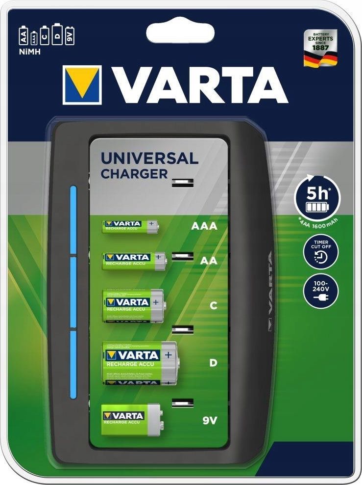 Ładowarka Varta LCD Universal Charger+ (57688101401)