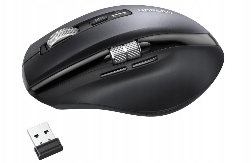 Mysz Ugreen Myszka bezprzewodowa optyczna - czarna