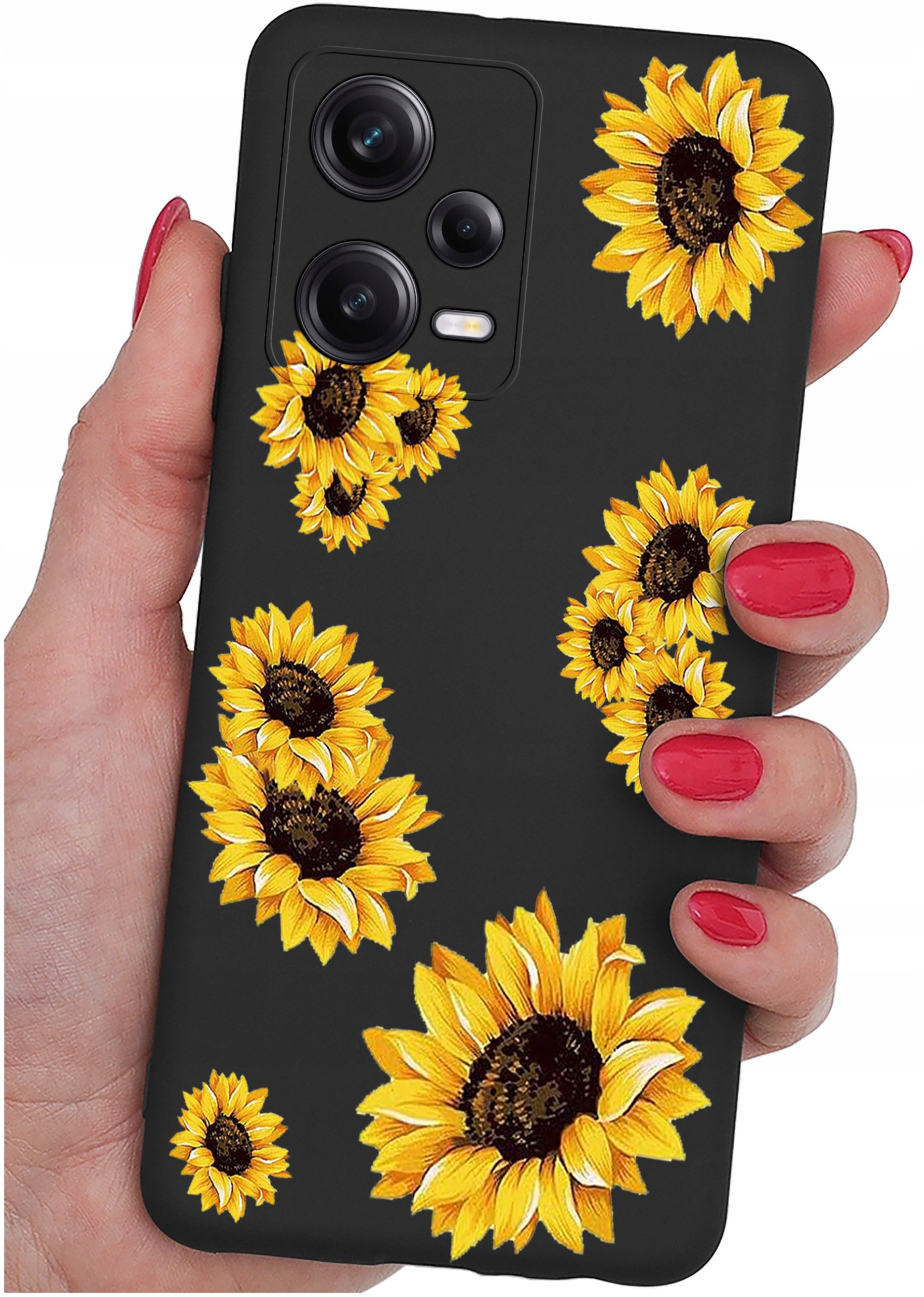 ETUI do Xiaomi Redmi Note 12 5G |Poco X5 5G | WZORY | SILIKONOWE MATT SZKŁO