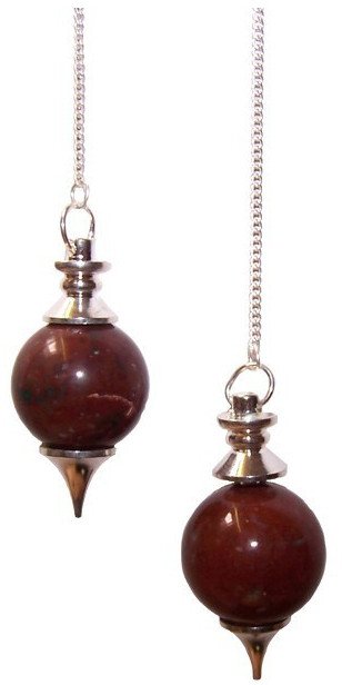 Wahadło Radiestezyjne Kuliste - Czerwony Jaspis