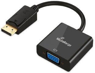MediaRange HDMI zu DVI-I Video Konverter, 20cm, Schwarz