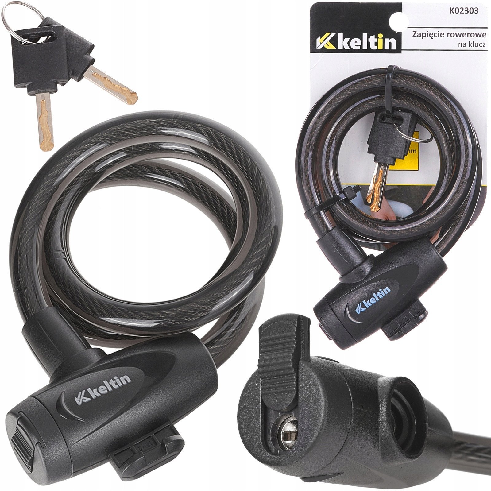 Zapięcie rowerowe na klucz 12x800mm (60)