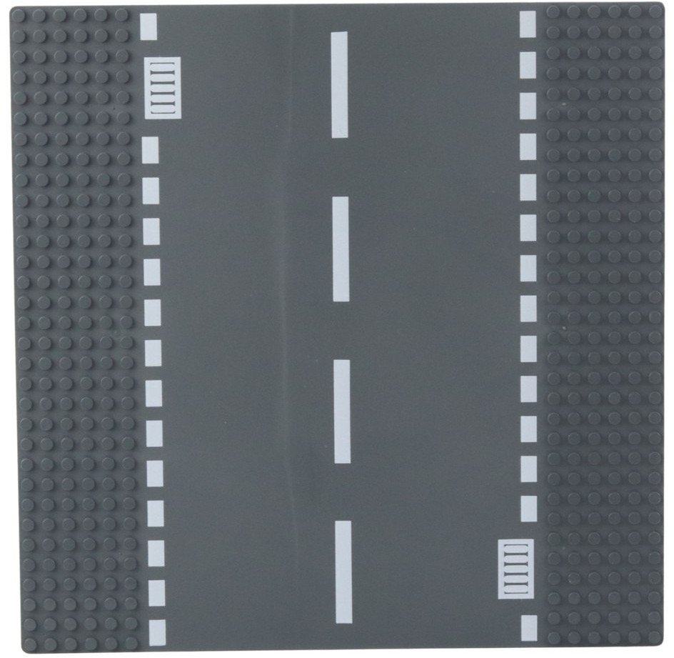 Płyta Plansza Konstrukcyjna Do Klocków Droga Z Kanalizacją 26x26 cm LEAN TOYS