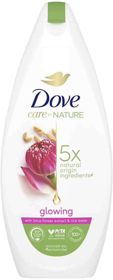 Dove Care By Nature Żel pod prysznic dla kobiet Glowing 225ml