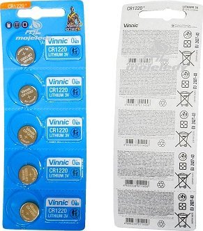 Vinnic Bateria CR 1220 Vinnic Litium 3V 5BL