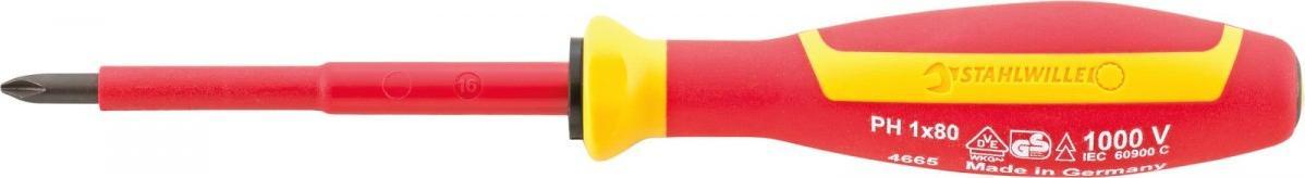 Stahlwille Wkrętak krzyżowy PH1, VDE/1000V, DRALL+