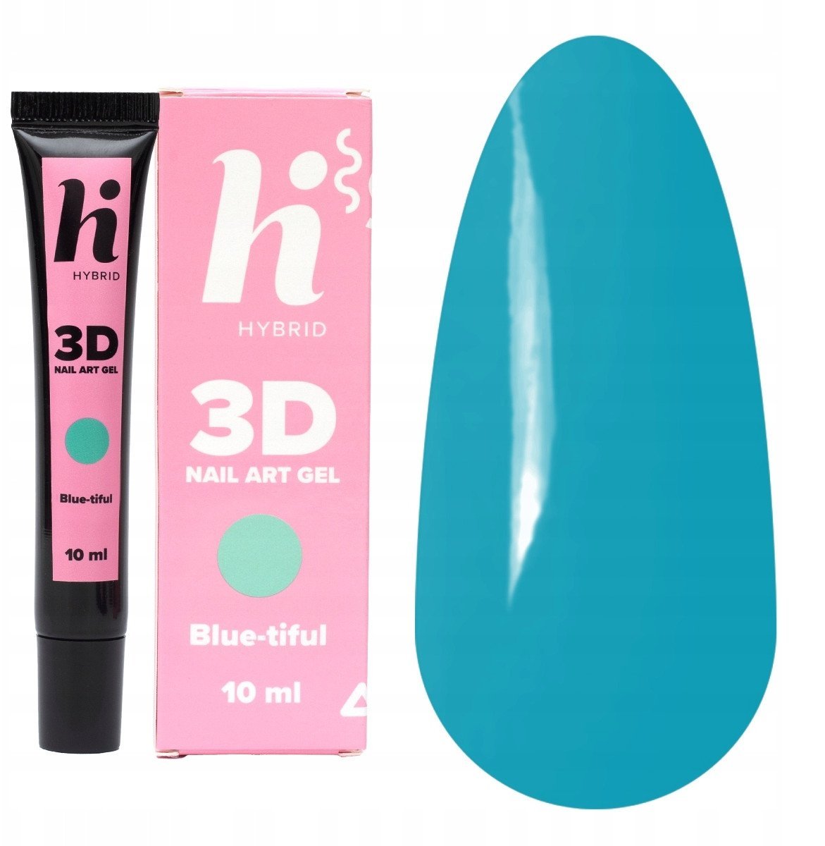 HI HYBRID Nail Art Żel do zdobień 3D Blue-tiful 10 ml
