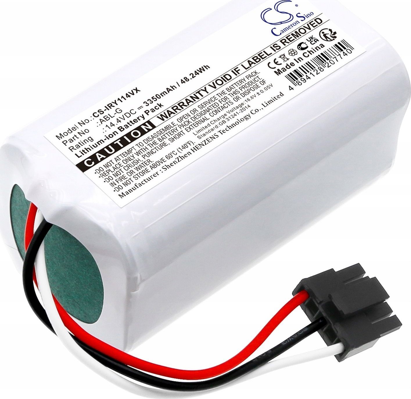 Akumulator Bateria typu ABL-G do iRobot Roomba Combo Essential Y011040 / CS-IRY114VX