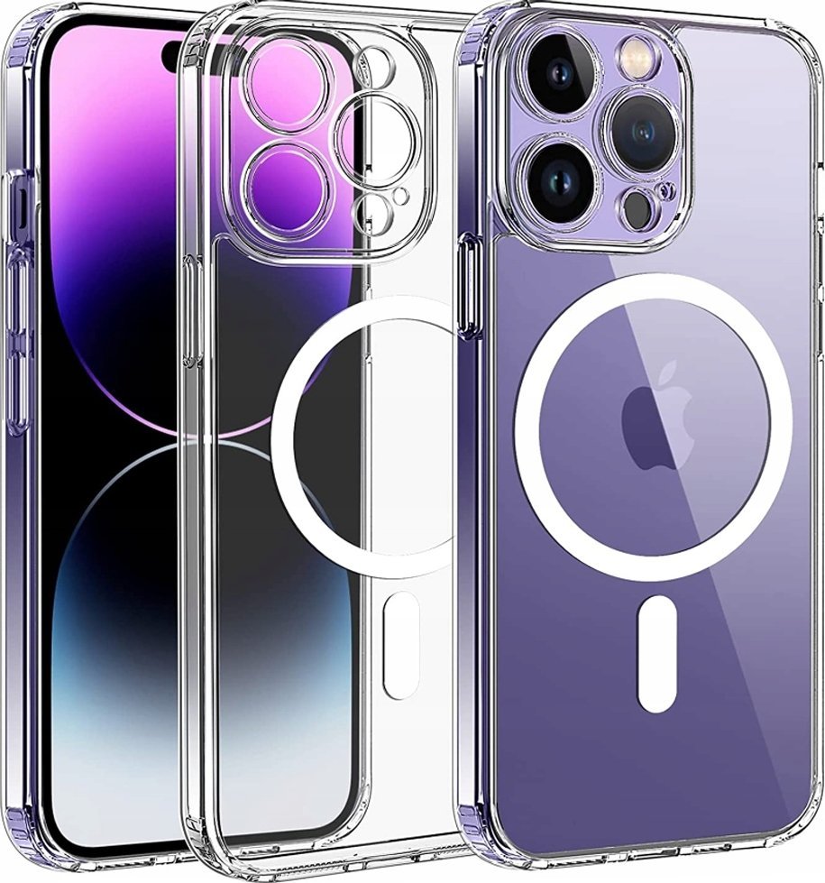 Co2 CO2 ETUI MAGNETYCZNE CLEAR CASE WZMOCNIONE DO MAGSAFE IPHONE 14 PRO MAX