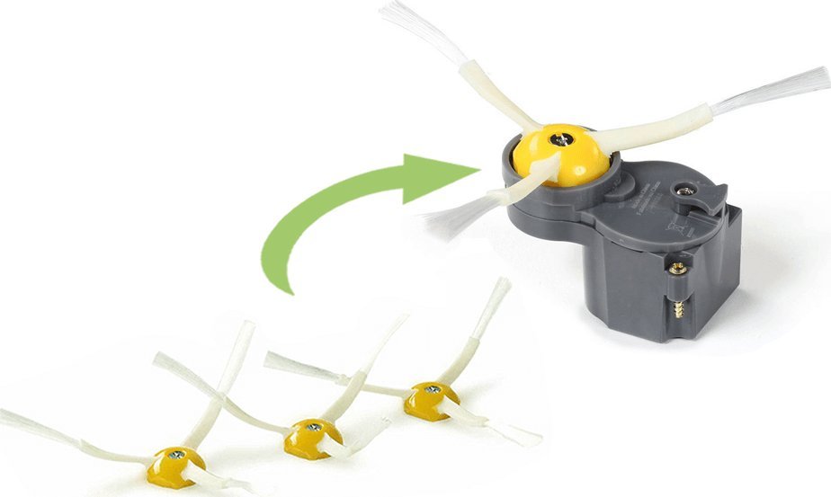 POLMAK 3x Szczotka boczna do iRobot Roomba